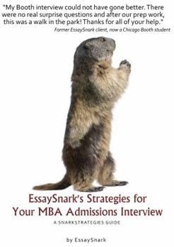 Paperback EssaySnark's Strategies for Your MBA Admissions Interview Book