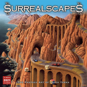 Calendar 2021 Surrealscapes -- The Fantasy Art of Jacek Yerka 16-Month Wall Calendar Book