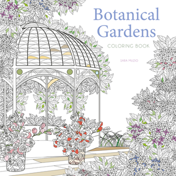 Paperback Botanical Gardens Coloring Book