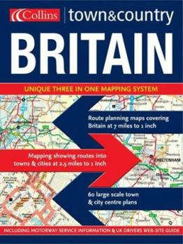 Spiral-bound Britain Town and Country Atlas Book