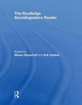 Hardcover The Routledge Sociolinguistics Reader Book