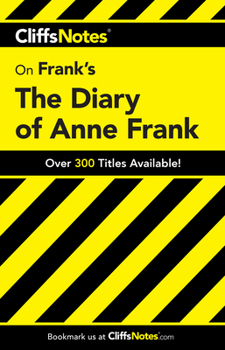 Paperback Cliffsnotes on Frank's the Diary of Anne Frank Book