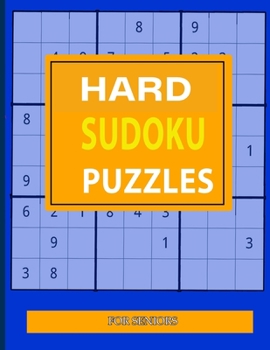 Paperback Hard Sudoku Puzzles: For Seniors [Large Print] Book