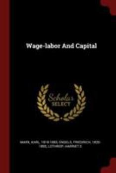 Paperback Wage-labor And Capital Book