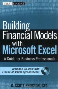 Hardcover Building Financial Models with Microsoft Excel: A Guide for Business Professionals [With CDROM] Book