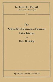 Paperback Die Sekundär-Elektronen-Emission Fester Körper [German] Book