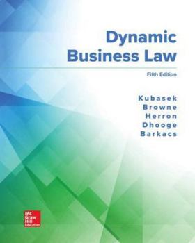 Hardcover Dynamic Business Law Book