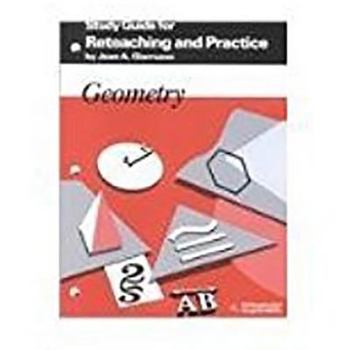 Paperback McDougal Littell Jurgensen Geometry: Study Guide for Reteaching & Practice Geometry Book