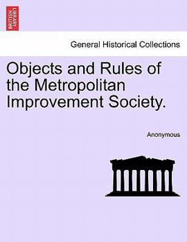 Paperback Objects and Rules of the Metropolitan Improvement Society. Book