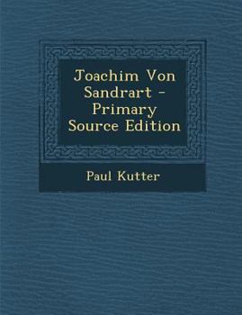 Paperback Joachim Von Sandrart [German] Book