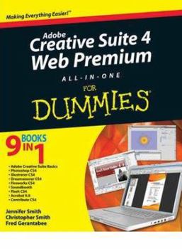 Paperback Adobe Creative Suite 4 Web Premium All-In-One for Dummies Book