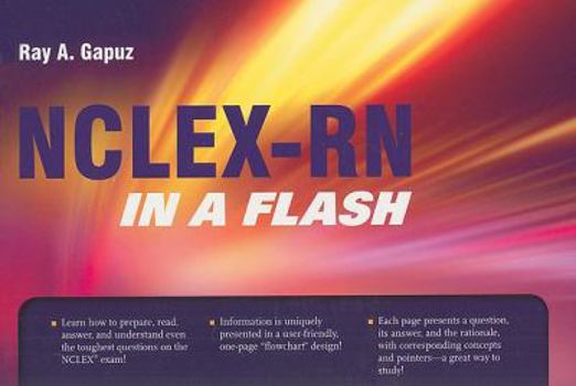 Paperback Nclex-RN in a Flash Book