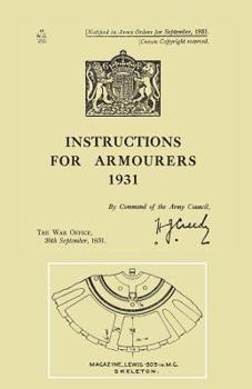 Paperback Instructions for Armourers 1931 Book