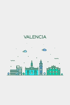 Valencia Minimalist Travel Notebook [Lined] [6x9] [110 pages]