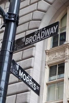 Broadway Street Sign in New York City Journal: 150 Page Lined Notebook/Diary