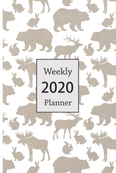 2020 Weekly Planner: Woodland 6 x 9 inch 150 Pages Year Months Weeks Calendar, Schedule, and Organizer plus Dot Grid Pages (January 2020 - December 2020) (Woodland Planners)