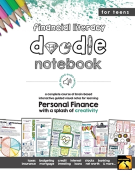 Paperback Personal Finance Doodle Notes: Brain Based Interactive Guided Notes Book