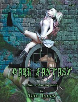 Paperback Dark Fantasy Adult Coloring Book