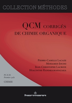 Paperback QCM corrigés de Chimie organique [French] Book