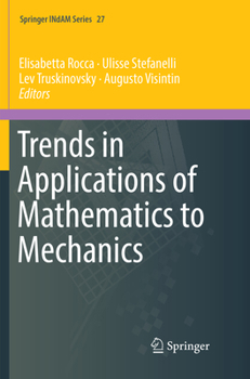 Paperback Trends in Applications of Mathematics to Mechanics Book