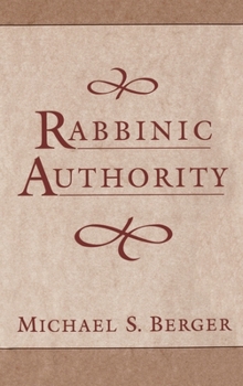 Hardcover Rabbinic Authority Book