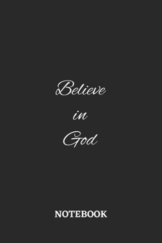 Believe in God Notebook: 6x9 inches - 110 graph paper, quad ruled, squared, grid paper pages • Greatest Believe Justice Faith Journal • Gift, Present Idea