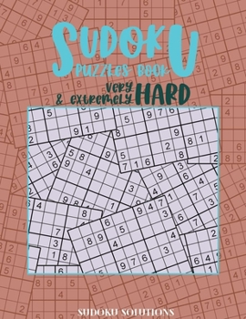 Paperback Sudoku puzzles book Very Hard & extremely Hard: two hard levels for adults and challenge lovers - 4 grids per page large print Book