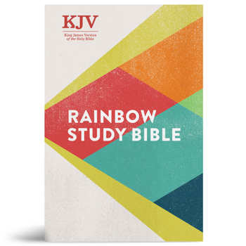 Hardcover KJV Rainbow Study Bible, Hardcover: King James Version of the Holy Bible Book