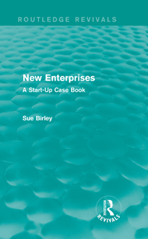 Hardcover New Enterprises (Routledge Revivals): A Start-Up Case Book