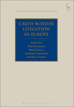 Hardcover Cross-Border Litigation in Europe Book