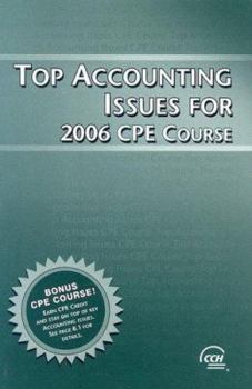 Paperback Top Accounting Issues for 2006 Cpe Course Book