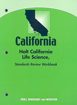 Paperback Holt California Life Science, Standards Review: California Edition Book
