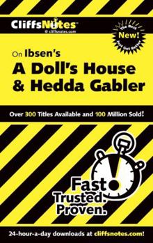 Paperback Cliffsnotes on Ibsen's a Doll's House & Hedda Gabler (CLIFFSNOTES LITERATURE) Book