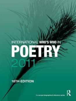 Hardcover International Who's Who in Poetry 2011 Book