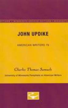Paperback John Updike - American Writers 79: University of Minnesota Pamphlets on American Writers Book
