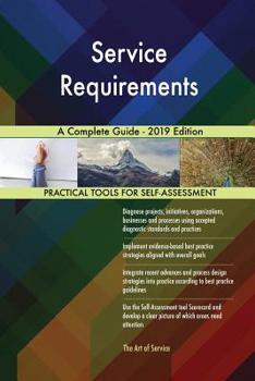 Paperback Service Requirements A Complete Guide - 2019 Edition Book