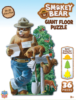 Misc. Smokey Bear - 36pc Shaped Floor Puzzle Book