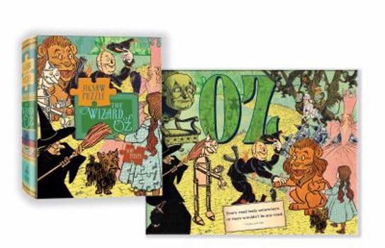 Hardcover The Wizard of Oz Jigsaw Puzzle: 500 Pieces Book