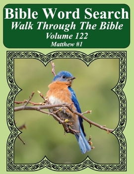Paperback Bible Word Search Walk Through The Bible Volume 122: Matthew #1 Extra Large Print Book