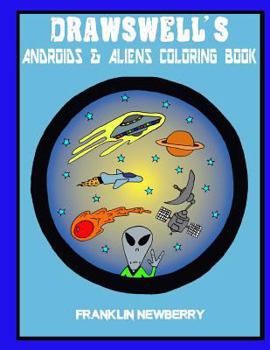Paperback Drawswell's Androids and Aliens coloring book