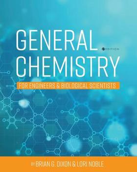 Paperback General Chemistry for Engineers and Biological Scientists Book