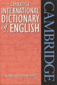 Paperback Cambridge International Dictionary of English Book