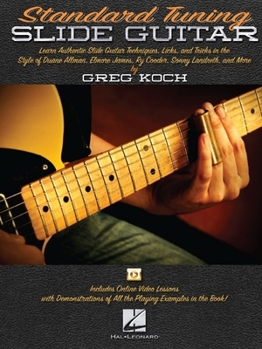 Paperback Standard Tuning Slide Guitar Book/Online Media Book