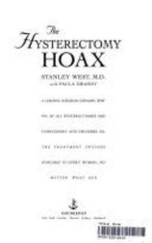 Hardcover The Hysterectomy Hoax Book