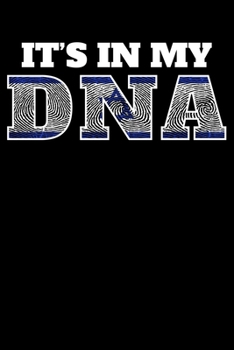 It's In My DNA: Israeli Jewish Gift Israel Flag Lined Notebook Journal Diary 6x9
