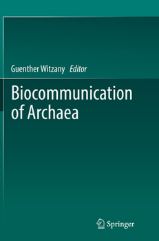 Paperback Biocommunication of Archaea Book