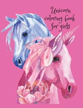 Paperback Unicorn coloring book for girls Book