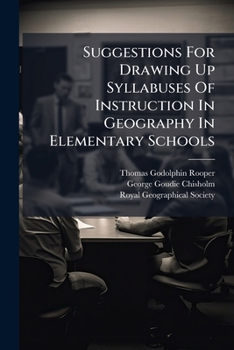 Paperback Suggestions For Drawing Up Syllabuses Of Instruction In Geography In Elementary Schools Book
