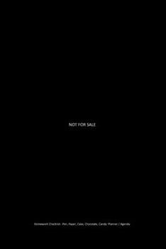 Homework Checklist:- Pen, Paper, Cake, Chocolate, Candy: Planner / Agenda: Week to a View, Lightweight, Slim and Simple because your bag is heavy ... 13 months. Aug 2019 to Sept 2020.)