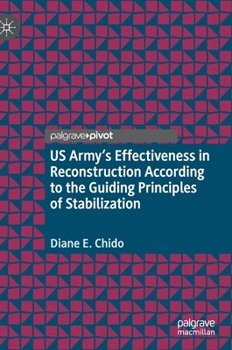 Hardcover Us Army's Effectiveness in Reconstruction According to the Guiding Principles of Stabilization Book